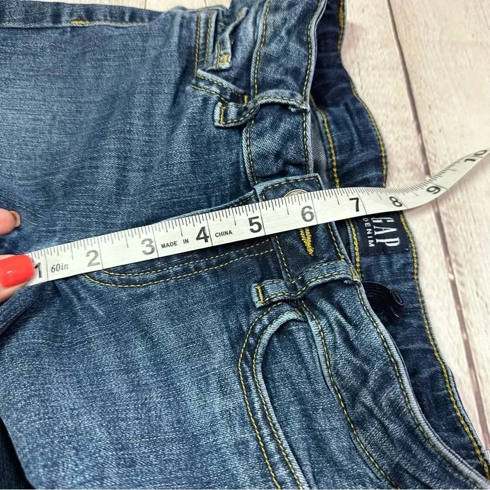 Gap denim super stretch super skinny sz 6 girls denim blue jeans boho
